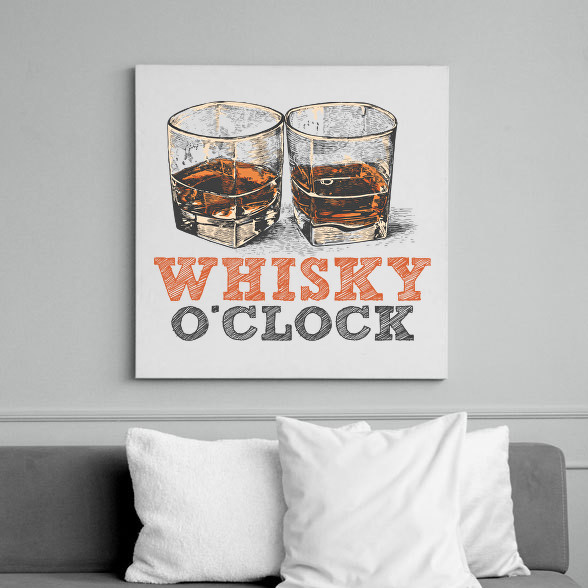 Whisky o'clock-Vászonkép