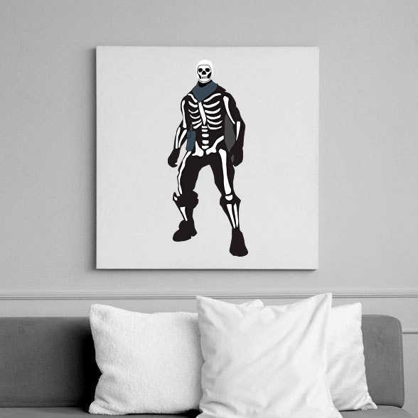 Skeleton skin Fortnite-Vászonkép