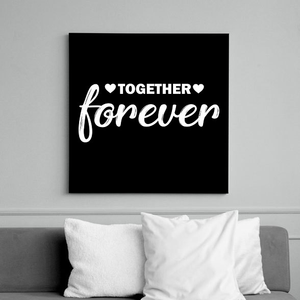 Forever together - páros 2-Vászonkép