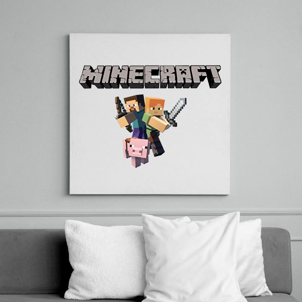 Minecraft-Vászonkép