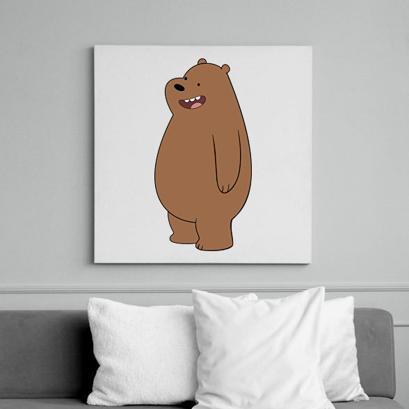 Funny Grizzly-Vászonkép