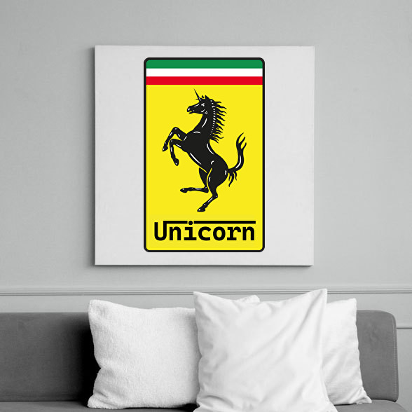 Unicorn - Ferrari-Vászonkép