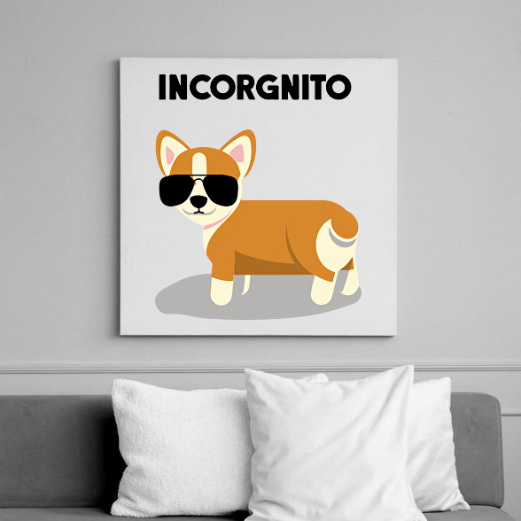 Incorgito-Vászonkép