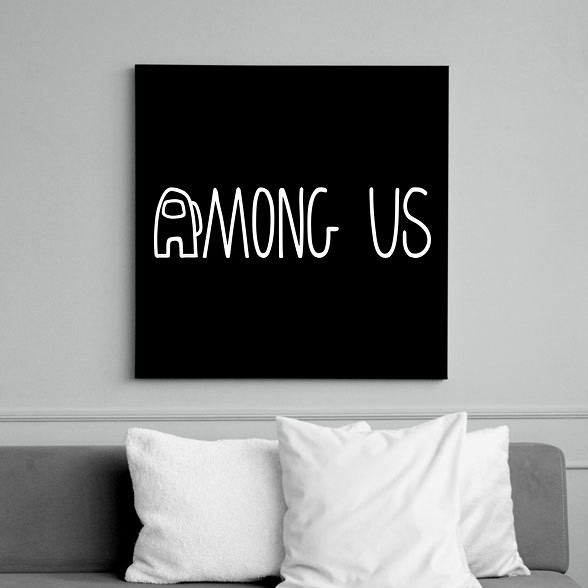 Among us logo-Vászonkép