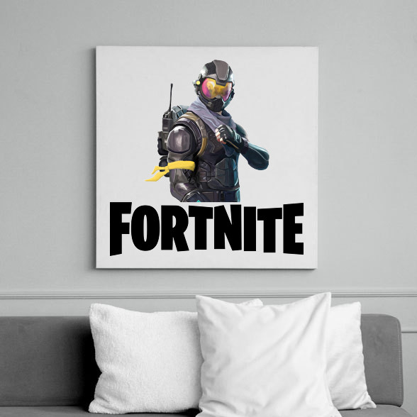 Fortnite #6 /Black/-Vászonkép