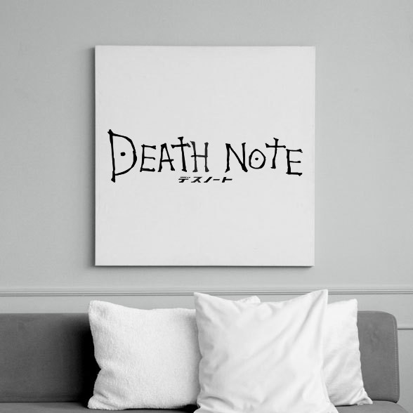 Death note (fekete)-Vászonkép