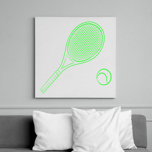 Tennis-Vászonkép