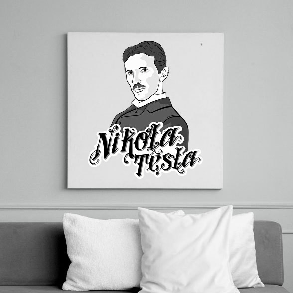 Nikola Tesla-Vászonkép