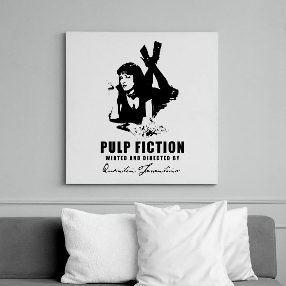 PULP FICTION-BLACK-Vászonkép