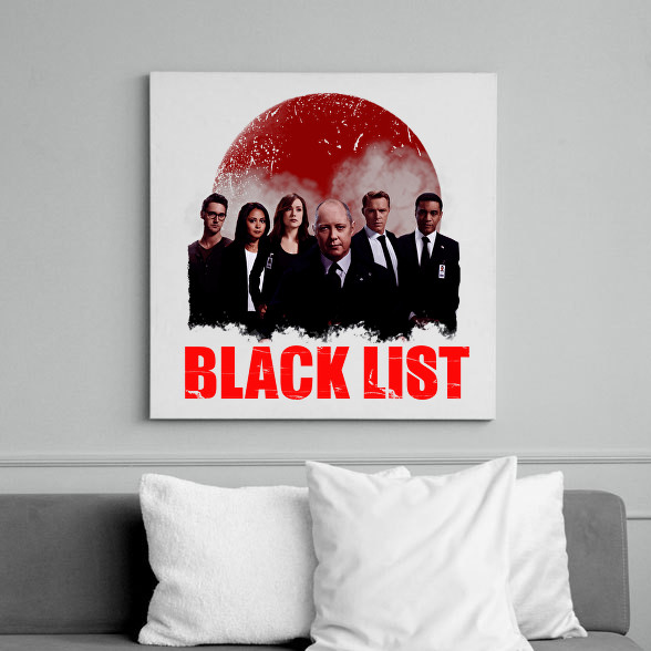 black list poster-Vászonkép