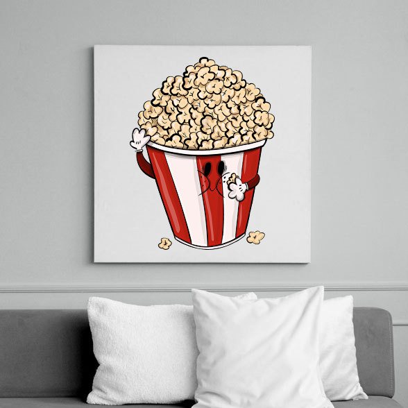 Popcorn-Vászonkép