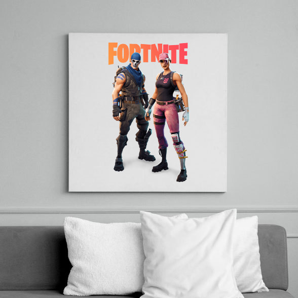 Duo Páros Fortnite-Vászonkép