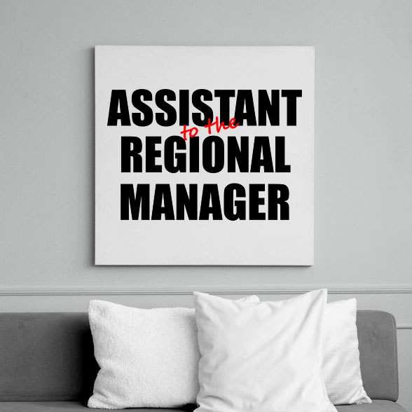 The Office - Assistant to the regional manager-Vászonkép