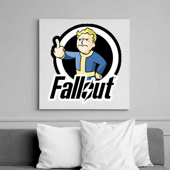 Fallout Vault boy-Vászonkép