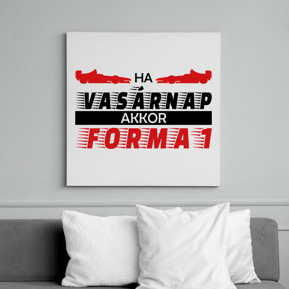 Vasárnap - Forma 1-Vászonkép