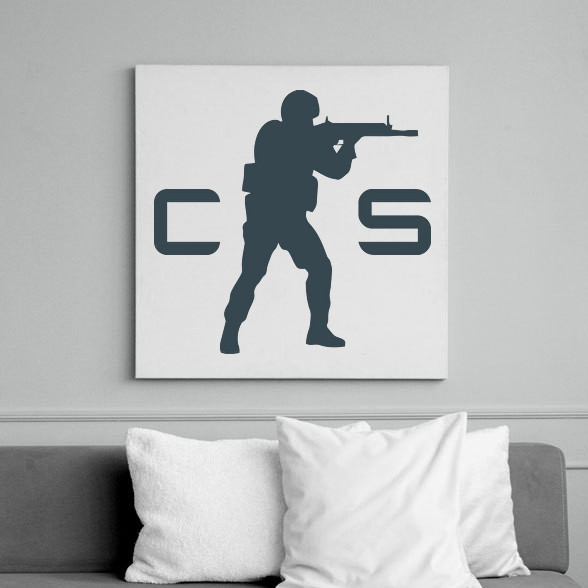 Counter Strike Logo-Vászonkép