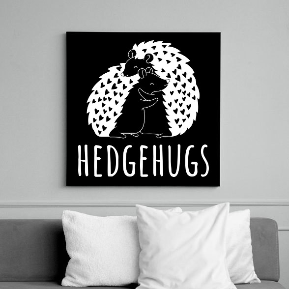 Hedgehugs-Vászonkép