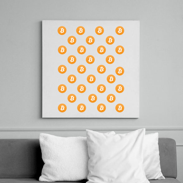 Bitcoin Logo-Vászonkép