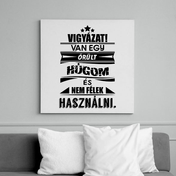 Van egy őrült húgom és...-Vászonkép