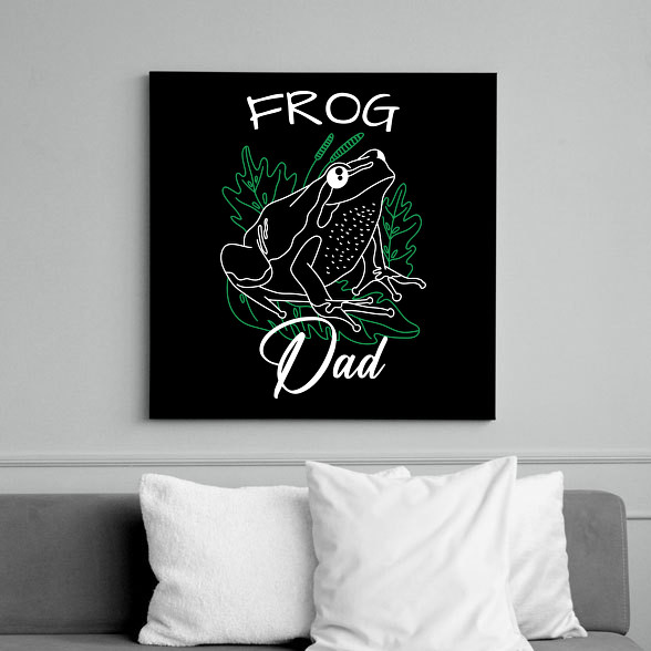 Frog Dad-Vászonkép