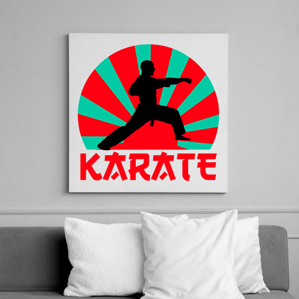 KARATE-Vászonkép