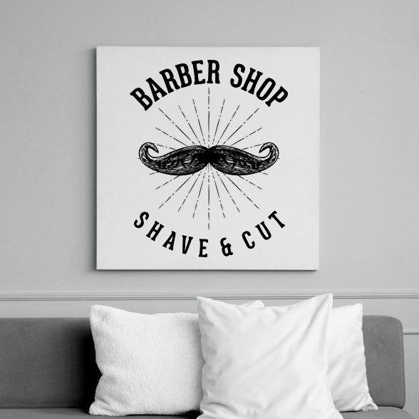 Barber shop-Vászonkép