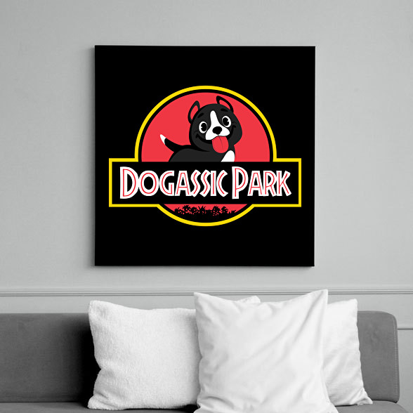 Dogassic Park-Vászonkép