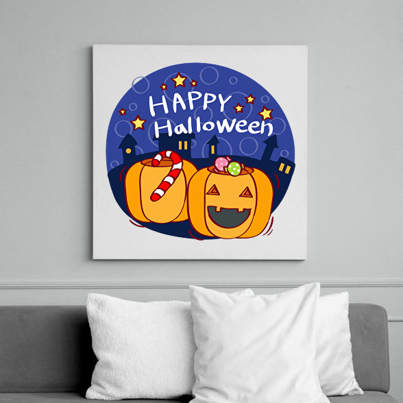 Happy Halloween Night-Vászonkép