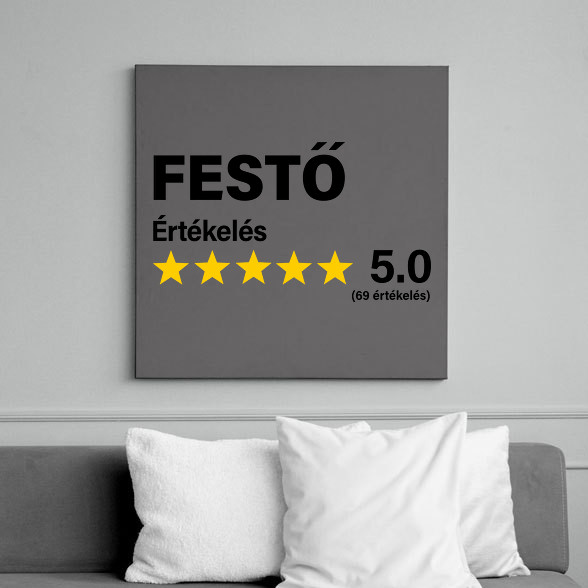 Festő Értékelés ***** 5.0 (69 értékelés)-Vászonkép