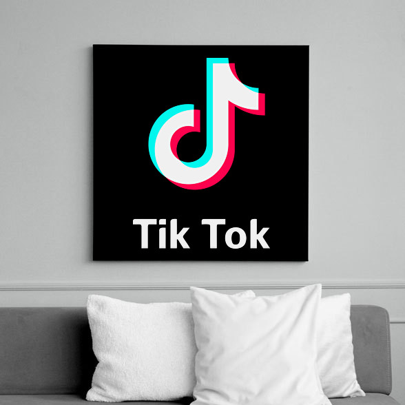 TIKTOK-Vászonkép