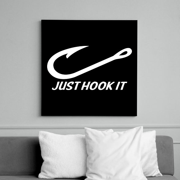 Just hook it-Vászonkép