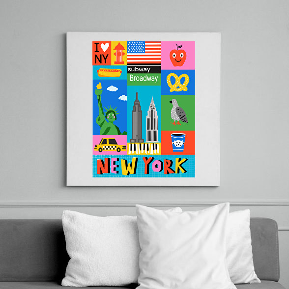 New york-Vászonkép