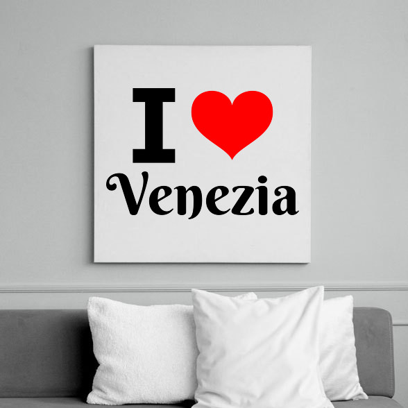 I love Venezia-Vászonkép