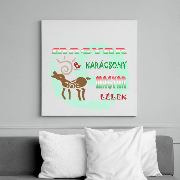 Magyar Karácsony-Vászonkép