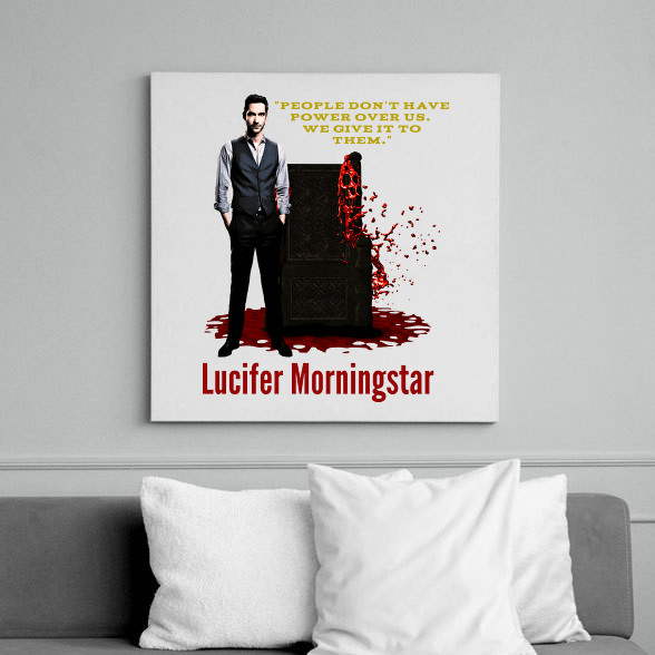 lucifer morningstar-quote1-Vászonkép