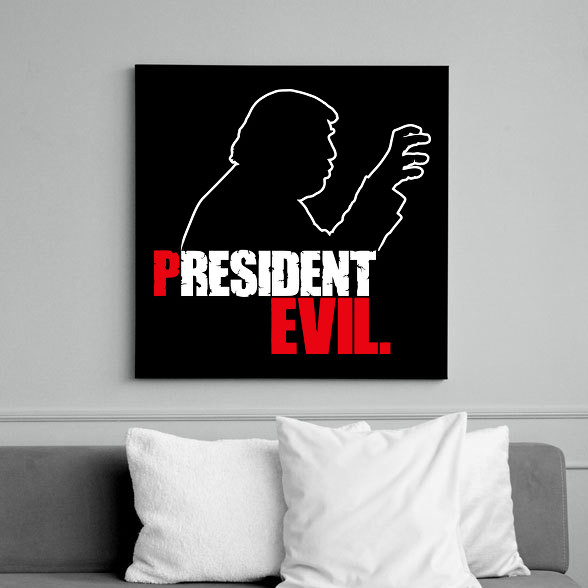 President Evil-Vászonkép