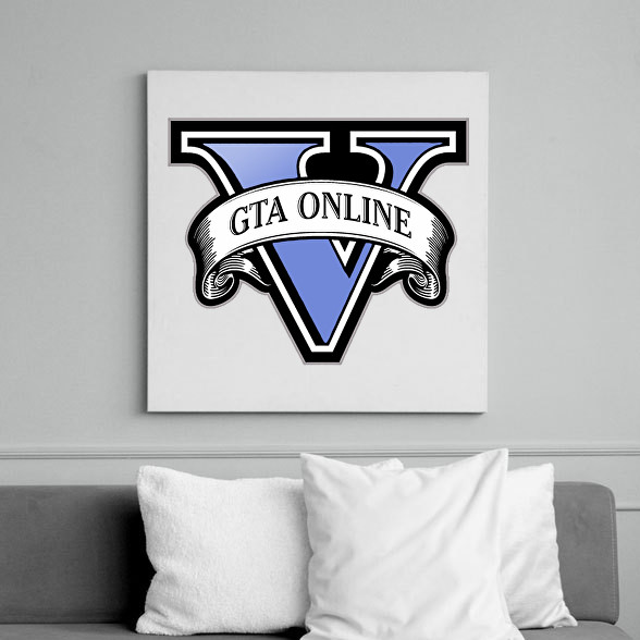 Grand theft auto V online-Vászonkép