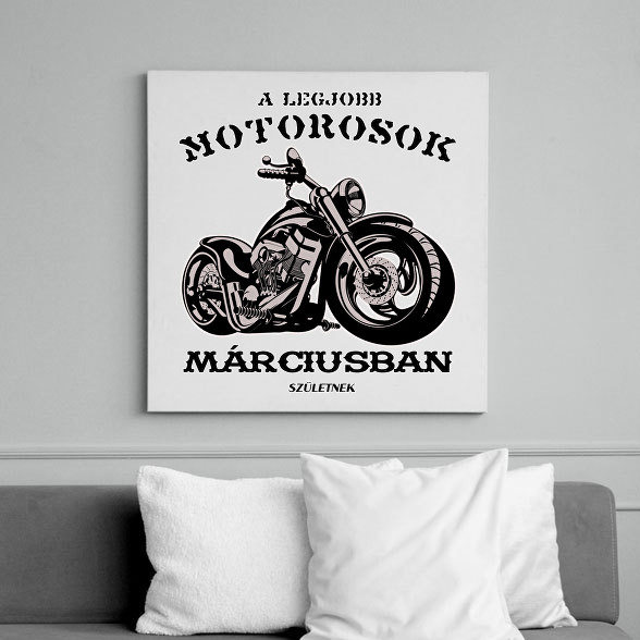 a legjobb motorosok-Vászonkép