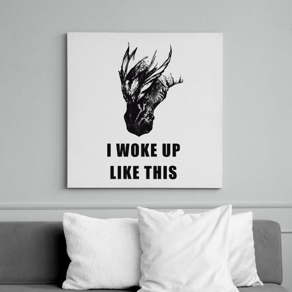 WAKE UP DRAGON-Vászonkép