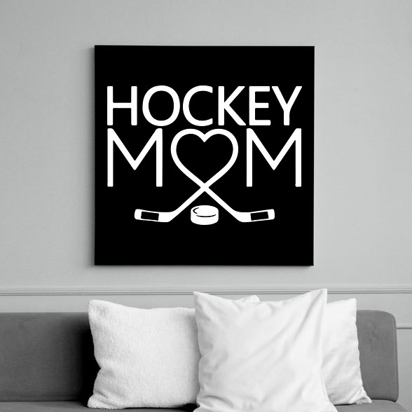 Hockey Mom-Vászonkép