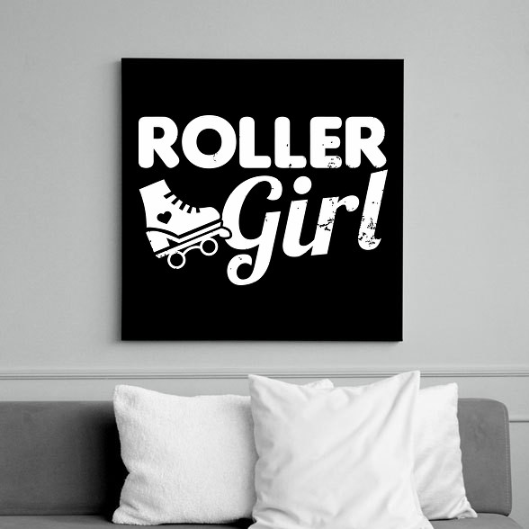 Roller girl-Vászonkép