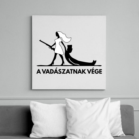 Vadászatnak vége-Vászonkép