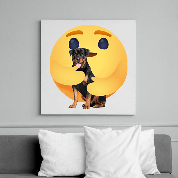 Rottweiler-Vászonkép