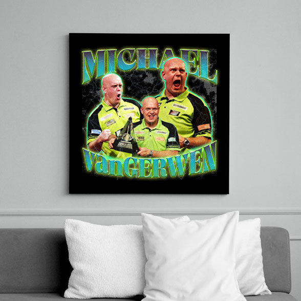 Michael van Gerwen - darts-Vászonkép