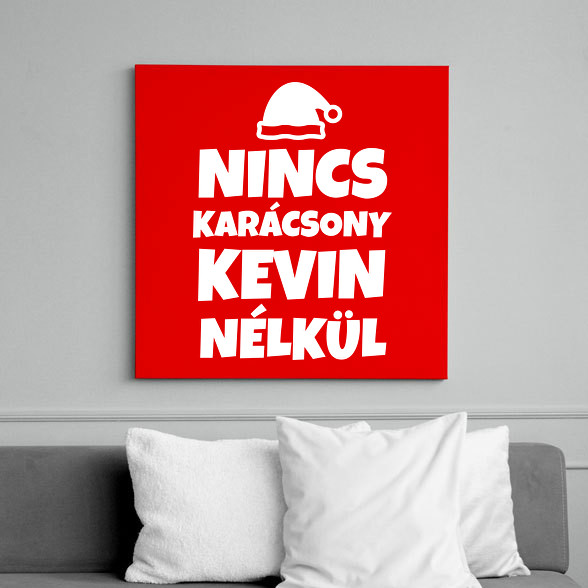 NINCS KARÁCSONY KEVIN NÉLKÜL-Vászonkép