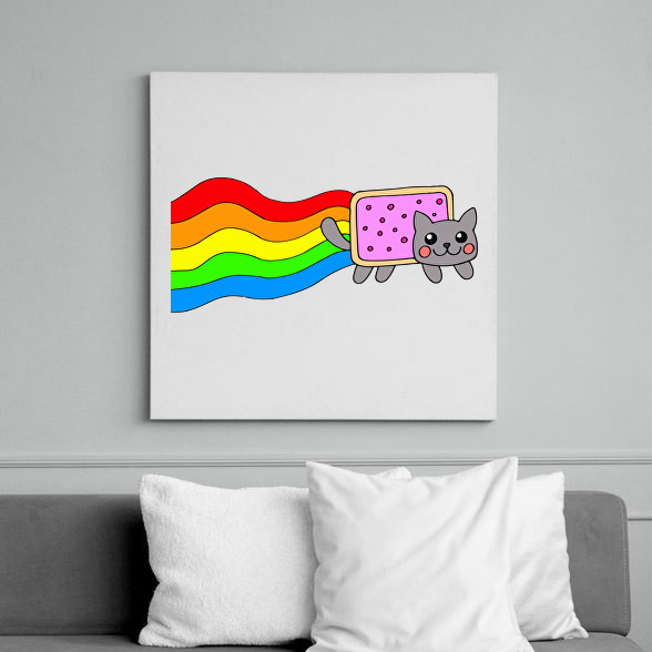 Nyan Cat-Vászonkép