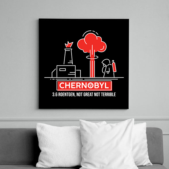 Chernobyl -Vászonkép