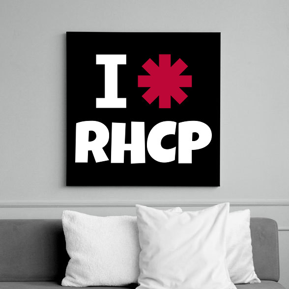 I LOVE RHCP 2-Vászonkép