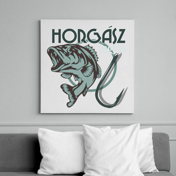 horgász-Vászonkép