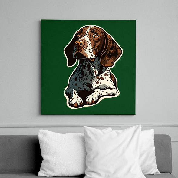 Angol vizsla pointer-Vászonkép